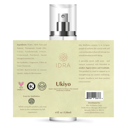 Ukiyo Inspire Gratitude 120ml Ukiyo Inspire Gratitude 120ml